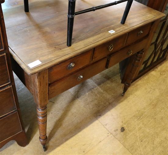 Mahogany side table